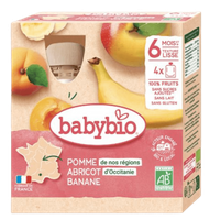 Appel Abrikoos Banaan Puree Vanaf 6 Maanden BIO