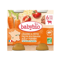 Groenten Pasta Bolognaise Boer Rund Vanaf 6 Maanden BIO