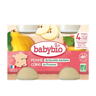 Apple & Quince Pots from 4 months organic