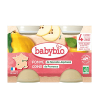 Appel & Kweepeer Potjes Vanaf 4 Maanden BIO