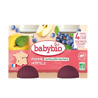 Apple & Blueberry Pots from 4 months organic