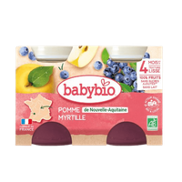 Appel & Blauwe Bes Potjes Vanaf 4 Maanden BIO