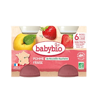Apple & Strawberry Pots from 6 months organic