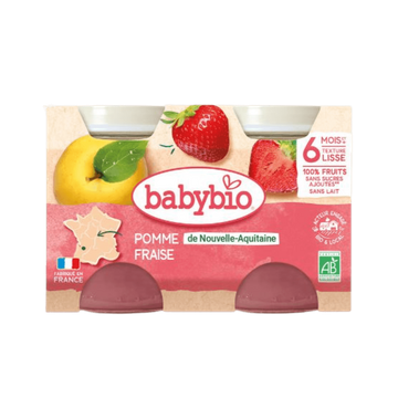 Apple & Strawberry Pots From 6 Months Organic