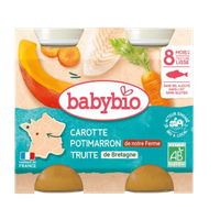 Carotte Potimarron & Truite De Bretagne + 8 Mois BIO