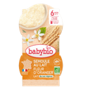 Semolina Milk Orange Blossom from 6 months organic