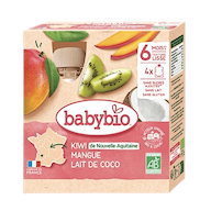 Kiwi Mango Coconut Milk Pouches + 6 months organic