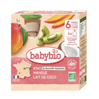 Gourdes Kiwi Mangue Lait De Coco + 6 Mois BIO