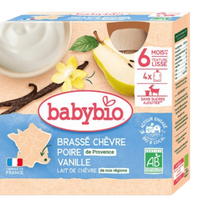 Brassé Lait De Chèvre Poire Vanille + 6 Mois BIO
