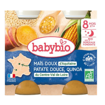 Peas, Corn & Camargue Rice + 6 Months Organic