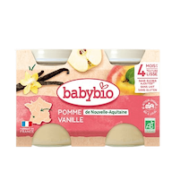 Appel & Vanille Potjes vanaf 4 maanden bio