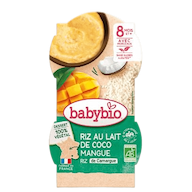 Coconut Mango Rice Pudding from 8 months organic