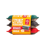 Wasbare krabsponzen Veelkleurig 