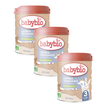 Pack Capréa 3 Bébé Croissance Lait Chèvre