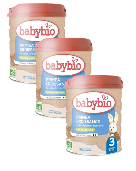 Pack Priméa 3 Baby Growth Cow's Milk