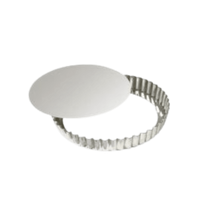 Moule à Tarte Rond Cannelé Fond Amovible 28 Cm