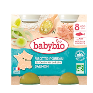 Prei Zalm Risotto vanaf 8 maanden bio