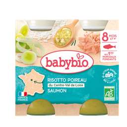 Risotto Poireau Saumon Dès 8 Mois BIO