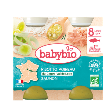 Risotto Poireau Saumon Dès 8 Mois BIO