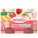 Petits Pots Banane Fraise dés 6 mois bio