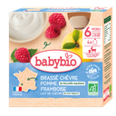 Kalebassen Brassé Lait Chèvre Pomme Framboise Vanaf 6 Maanden BIO