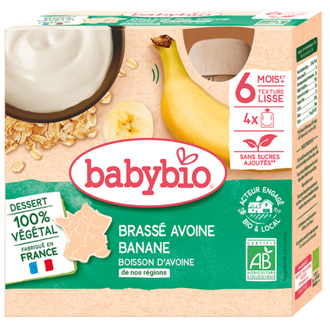 Brassé Végétal Avoine Banane + 6 mois