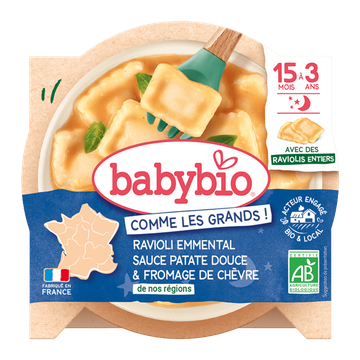 Ravioli Patate Douce Chèvre Dès 15 Mois