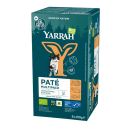Multi Pack Saumon Dinde Bœuf Chat Sans Céréales BIO