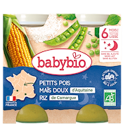 Erwten, Mais & Camargue Rijst + 6 maanden bio