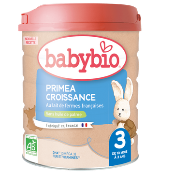 Growth Milk 3 Cow Priméa 10 - 36 Months Organic
