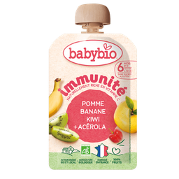 Immunity Pouch Apple Banana Kiwi +6 Months Organic