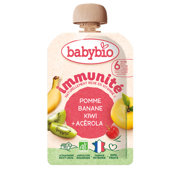 Immunity Pouch Apple Banana Kiwi +6 Months Organic