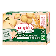 Comté & Oregano Baby Koekjes zonder toegevoegde suikers +15 maanden bio