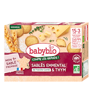 Emmental & Tijm koekjes voor baby’s 15m+ bio