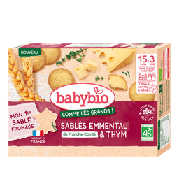 Emmental & Thyme Biscuits For 15m+ Babies Organic