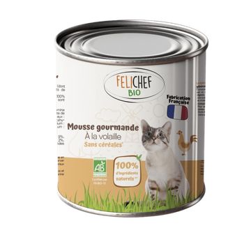Mousse Volaille Sans Céréale Chat BIO