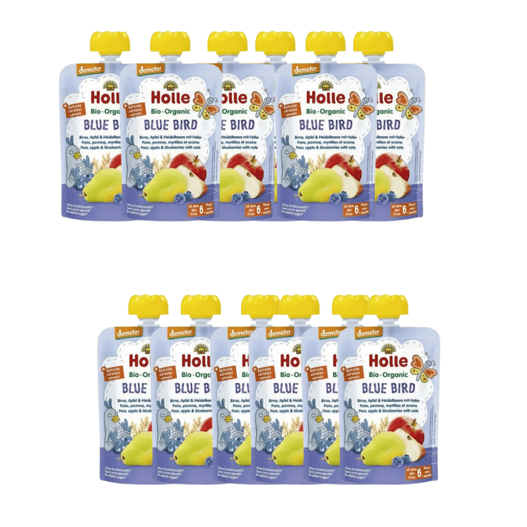 Pear Apple Blueberry Oat Pouch from 6 months