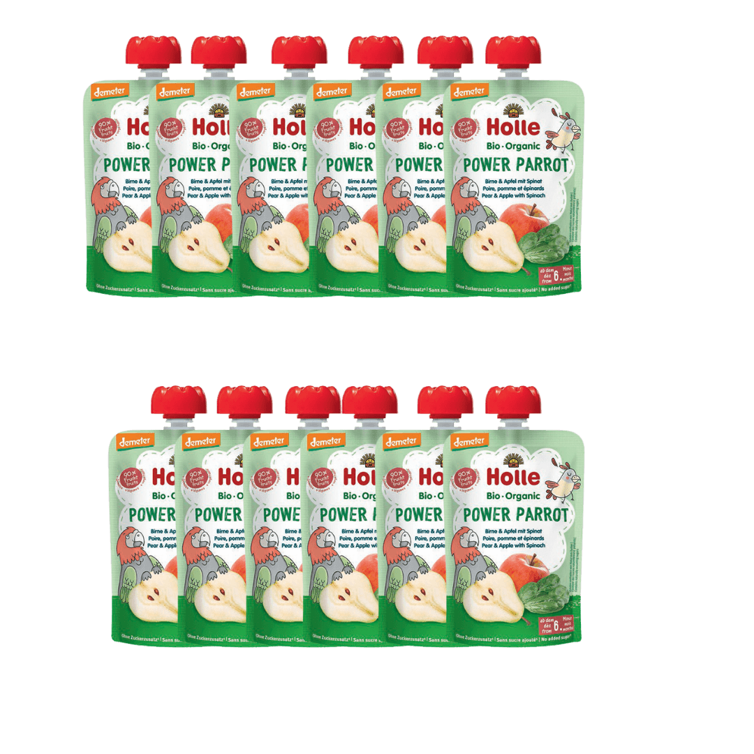 Pear Apple Spinach Pouch from 6 months