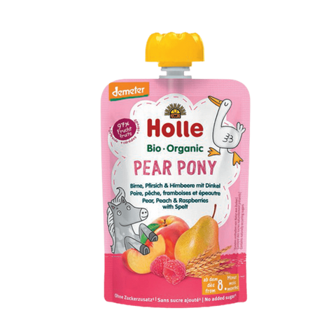 Gourde Poire Pêche Framboise Epeautre dès 8 mois