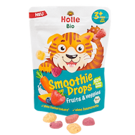 Snack Smoothie Drops, een smeltende bio snack met fruit & groente vanaf 3 jaar bio