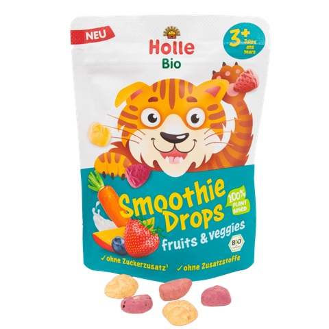 Snack Smoothie drops fruits & veggies sans sucre ajouté dès 3 ans
