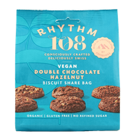 Crunchy Vegan Gluten-free Chocolate Hazelnut Biscuit Organic