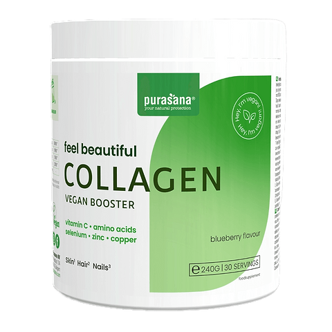 Vegan collageenbooster bosbessensmaak
