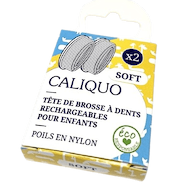 2 Soft Toothbrush Refills for Kids organic