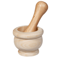Small Ash Mortar And Pestle