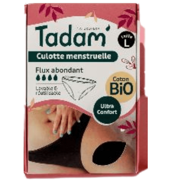 Tadam’ Menstruatieslip Voor Zware Flow Maat L BIO