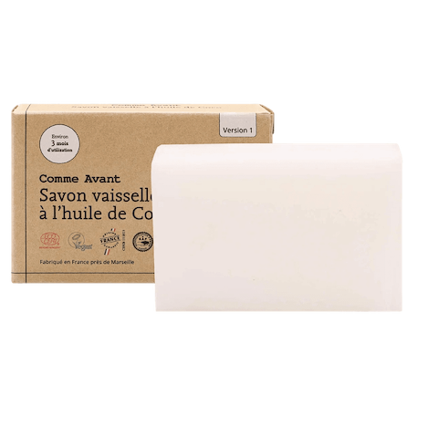Solid Dish Soap with Coconut Oil