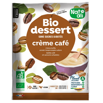 Koffie Dessert Crème Mix BIO