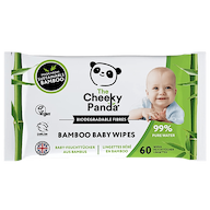 Vegan Fragrance Free Biodegradable Baby Wipes organic