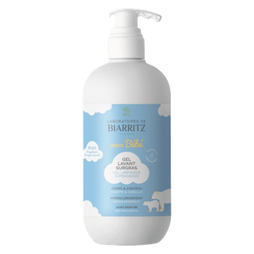 Gel Lavant Surgras Bébé Sans Parfum BIO